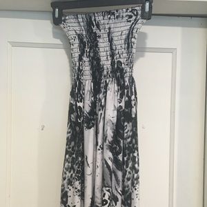 Strapless Beach Cover Up